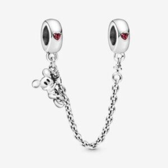 Pandora Heart Family Tree Safety Chain Charm - Picture 6 of 6